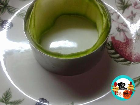 Carpaccio de calabacín relleno