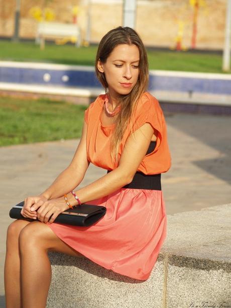 Outfit: Orange and coral