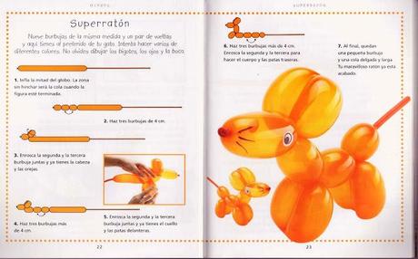 Libro y juego con globos