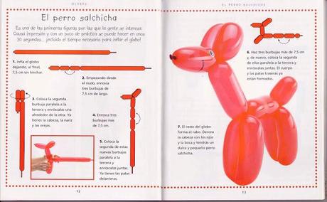 Libro y juego con globos