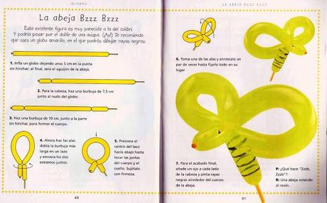 Libro y juego con globos