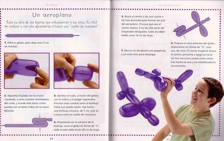 Libro y juego con globos