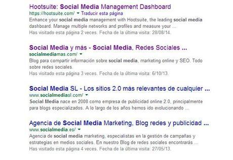 Snippet o fragmentos de Google Snippet o fragmentos de Google