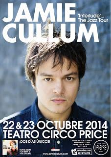 Jamie Cullum actuará en el Teatro Circo Price de Madrid los días 22 y 23 de octubre