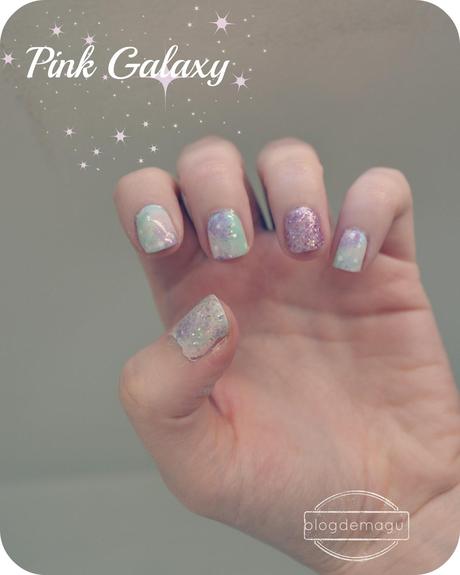 ♔ Nail Art - Pastel Galaxy Nail Art / manimonday ❀