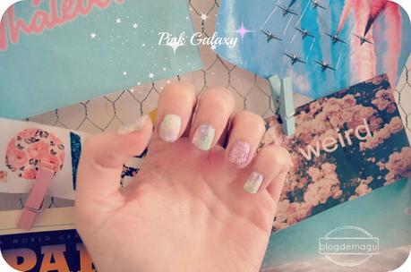 ♔ Nail Art - Pastel Galaxy Nail Art / manimonday ❀