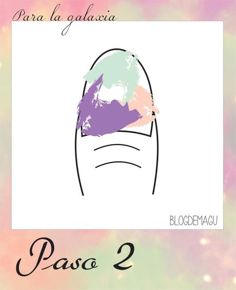 ♔ Nail Art - Pastel Galaxy Nail Art / manimonday ❀