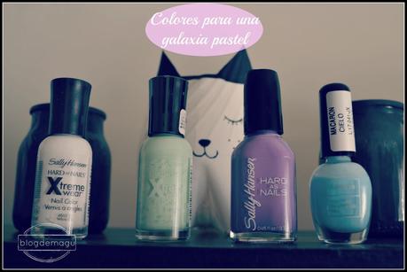 ♔ Nail Art - Pastel Galaxy Nail Art / manimonday ❀