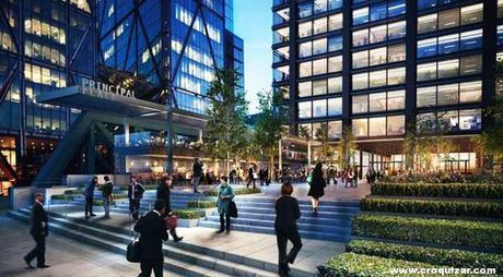 Amazon elige a Foster + Partners para su nueva sede en Reino Unido AMZ-005-amazon new building-portada