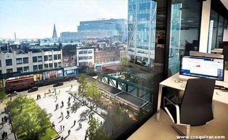 Amazon elige a Foster + Partners para su nueva sede en Reino Unido AMZ-005-amazon new building-7