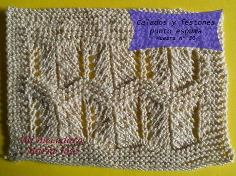 0050.-  Calados y festones punto espuma