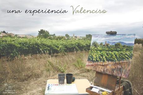 pintando entre viñedos... pintando entre viñedos...