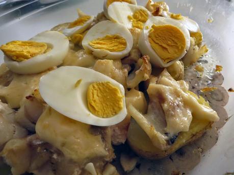 Receta: merluza con mayonesa / Recipe: hake with mayonnaise