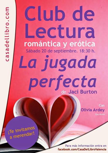 Club de Lectura Romántica y Erótica septiembre CdL Valencia