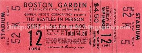 50 años: 12 Sept.1964 - Boston Garden - Boston, Massachusetts