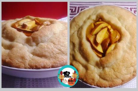 Crostata rústica de nectarina