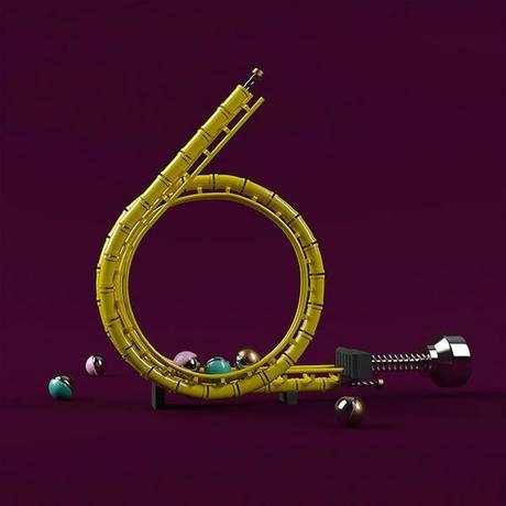 Tipografía de números en 3D