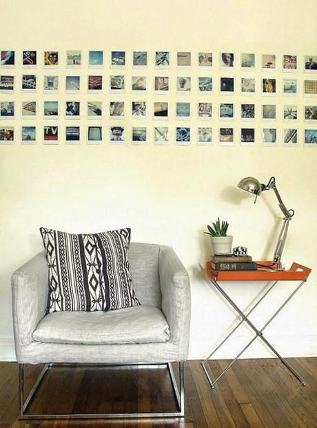 Un collage de fotos y una pared