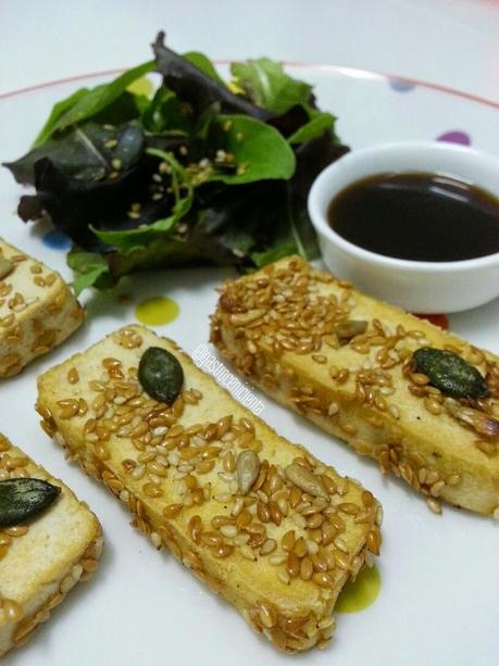 Tofu Frito Rebozado en Semilas (Omega Vegetal)