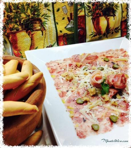 Carpaccio de cabeza de jabalí ibérica 4
