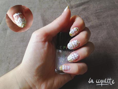 Aztec Nail Art by la Coquette