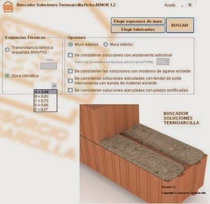 “Buscador de Soluciones Termoarcilla” para cumplir con el nuevo DB-HE del CTE “Buscador de Soluciones Termoarcilla” para cumplir con el nuevo DB-HE del CTE