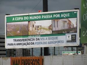 Desalojo comunitaria para la ampliación del aeropuerto de Porto Alegre. Fuente: UN Special Rapporteur on Adequate Housing.