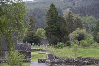 Monastic settlement Glendalough, el valle de los dos lagos