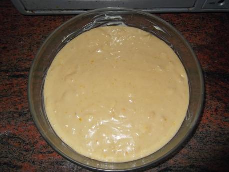 BIZCOCHO DE YOGURT Y MANZANA