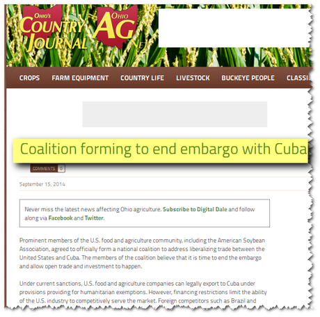 Empresarios de EE.UU. crearán coalición contra el bloqueo a Cuba