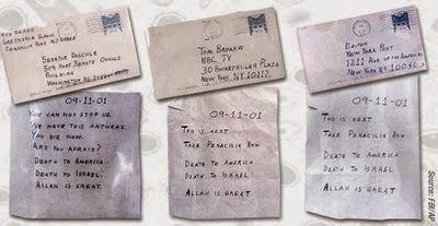 El engaño de las cartas envenenadas con ántrax