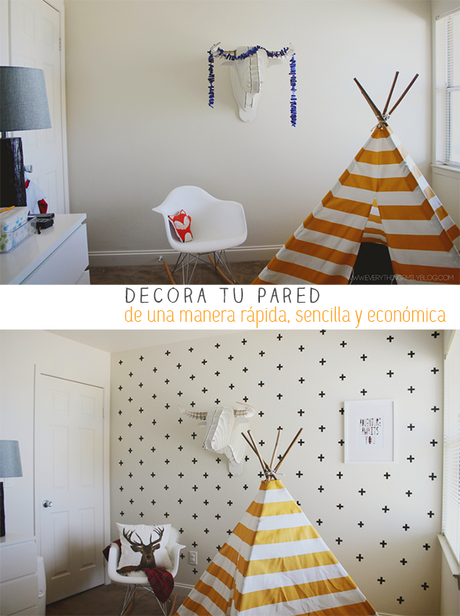 Decora tu pared de gotelé!