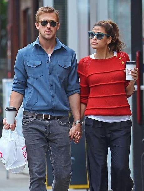 Eva Mendes y Ryan Gosling 