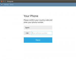 telegram1 300x235 Telegram desktop: Cliente de Telegram para Linux