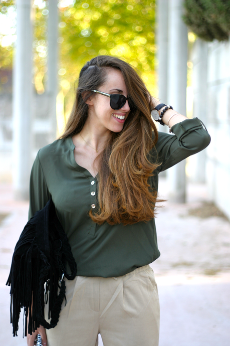 FRINGES AND MILITARY LOOK