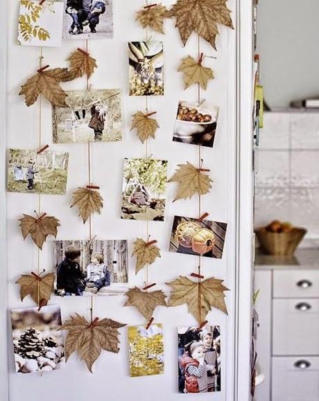 La idea del miércoles......una guirnalda de otoño