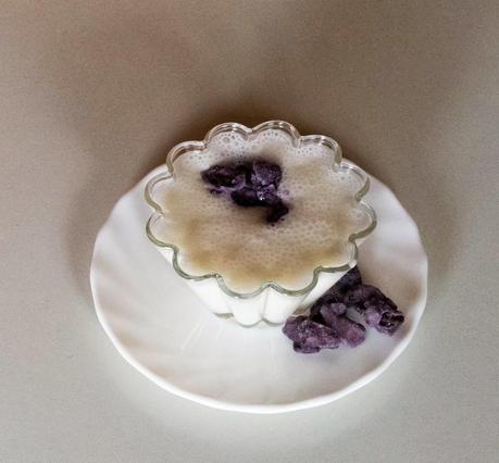 crema de almibar de violetas