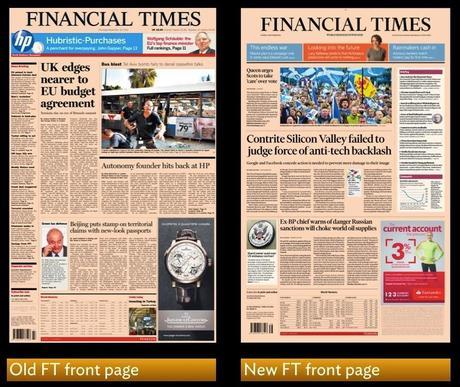 Financial Times redesign by Garcia Media