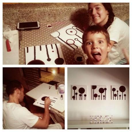 DIY Decora letras de madera con efecto mosaico