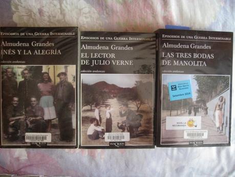 Reto lector (II). Almudena Grandes y su serie de la Guerra interminable.