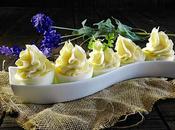 Huevos rellenos brandada bacalao