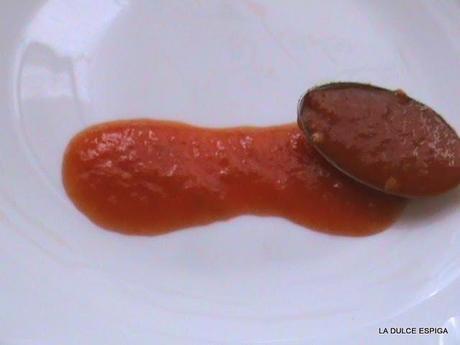 MERMELADA DE TOMATE CASERA  CON UN TOQUE DE  VAINILLA