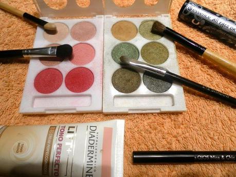 maquillaje, makeup, look , maquillaje tricolor, paleta sombras, belleza, 