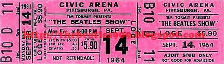50 años: 14 Sept.1964 - Civic Arena - Pittsburgh, Pennsylvania