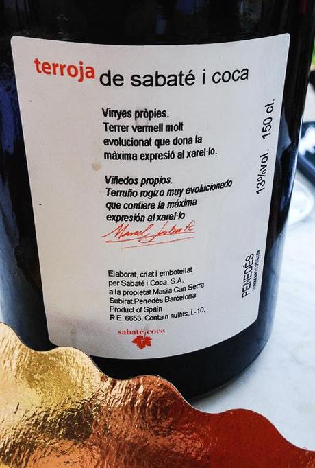 terroja Castellroig etiqueta trasera