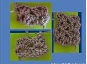 Punto espiga trigo crochet ideal para tejer cintillos diademas (Wheat stitch with headbandas)