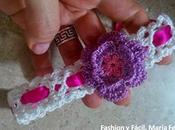 Cintillo, diadema vincha para bebé fácil tejer ganchillo vistosa (Baby crocheted Headband)