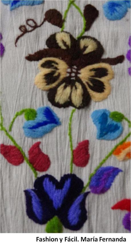 Bordado con lana de colores (Emroidery with colorred wool)