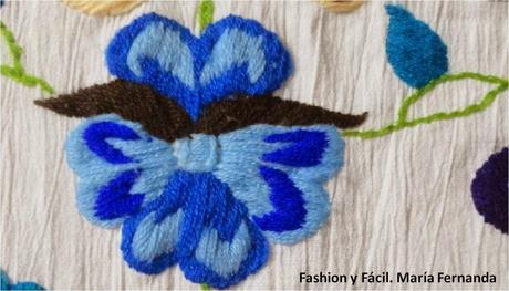 Bordado con lana de colores (Emroidery with colorred wool)