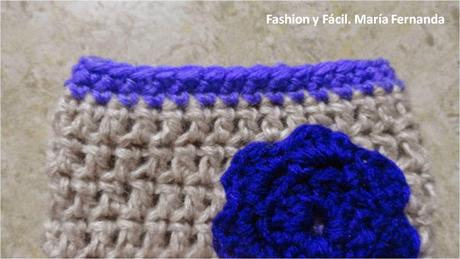 Forro para el móvil o teléfono celular a crochet (Mobil phone crocheted case)